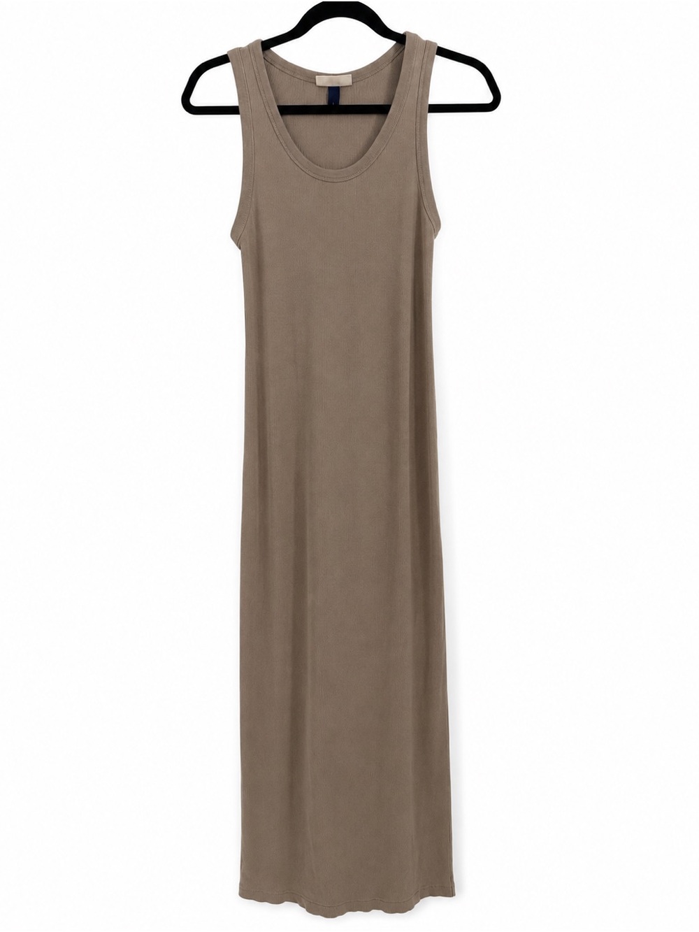 Universal Thread Taupe Ribbed Tank Maxi Dress